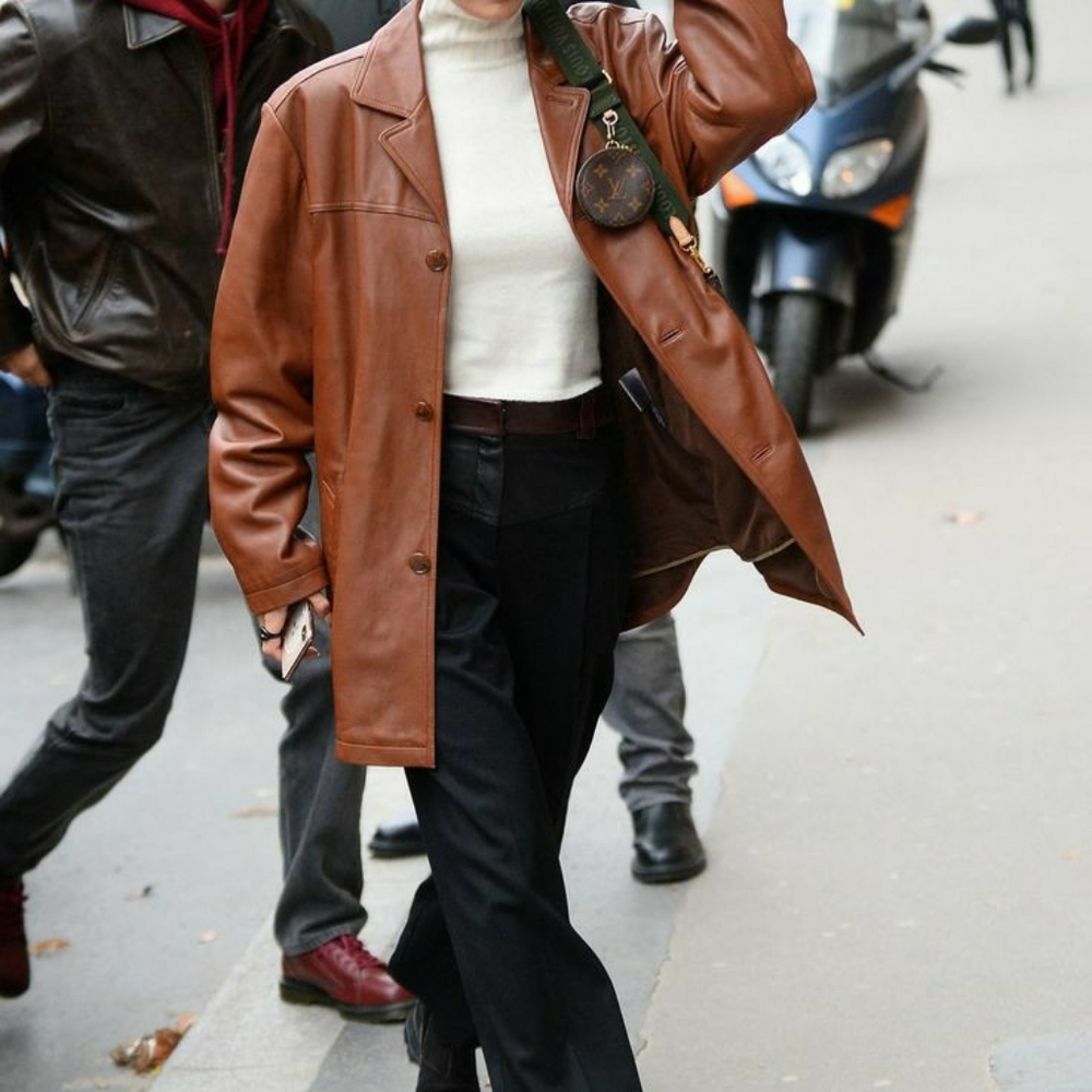 Cognac Leather Jacket